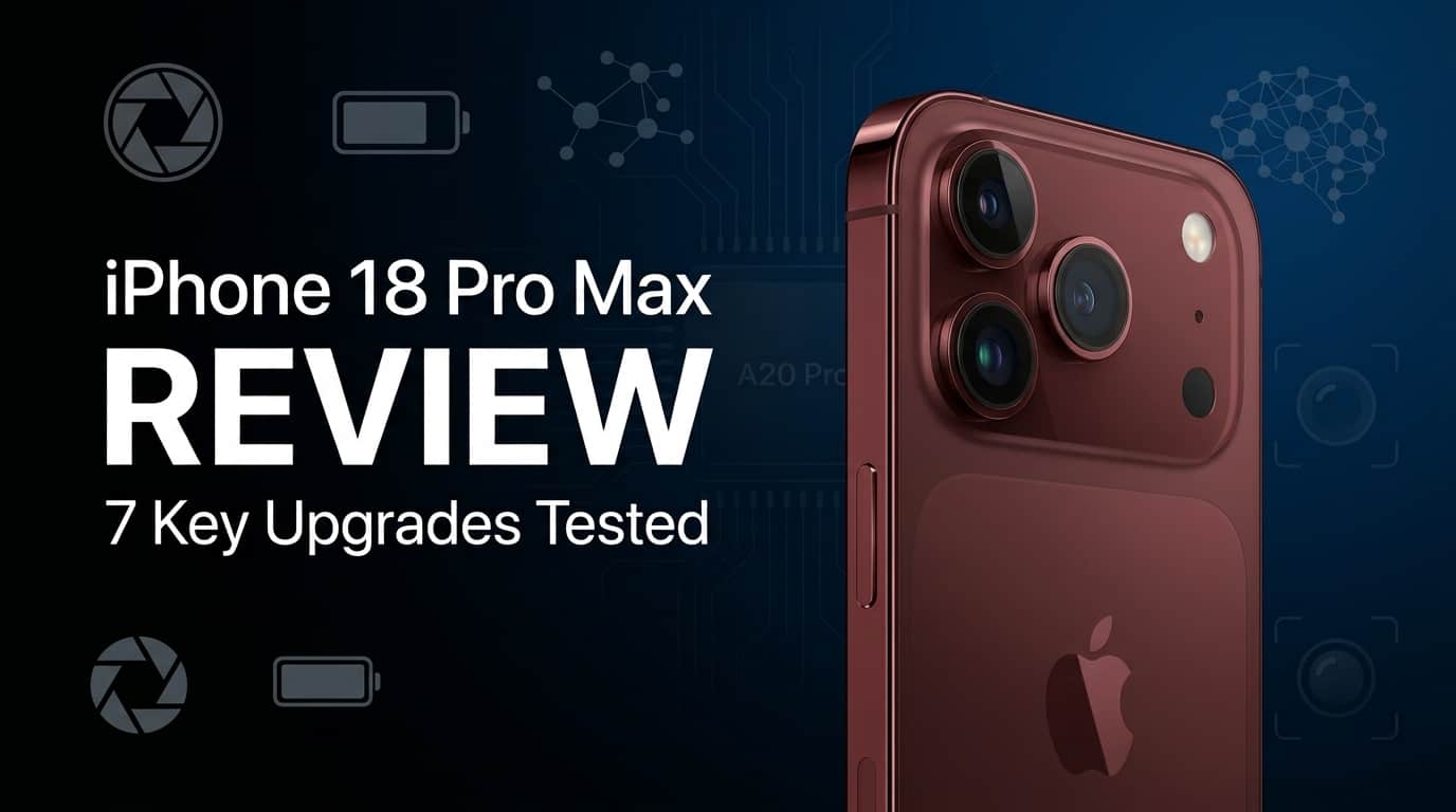 iPhone 18 Pro Max review showing the new flagship design and camera