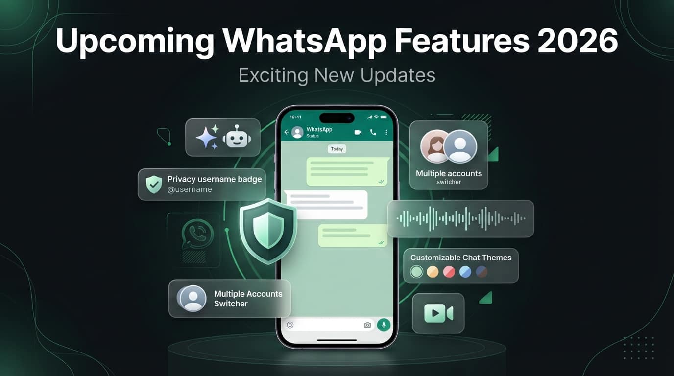 Upcoming WhatsApp features 2026 and new updates